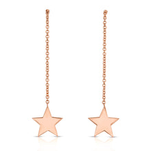 Load image into Gallery viewer, “Esme” 14-karat gold star drop earring