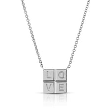 Load image into Gallery viewer, “Amour” 14-karat gold love pendant necklace