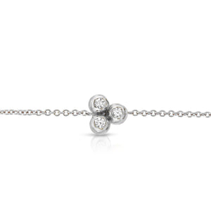 “Bulle” 14-karat gold bubble cluster bracelet with diamonds