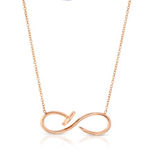 Load image into Gallery viewer, “Clou de l’infini” 14-karat gold infinity necklace