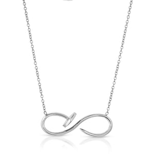“Clou de l’infini” 14-karat gold infinity necklace