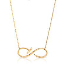 Load image into Gallery viewer, “Clou de l’infini” 14-karat gold infinity necklace