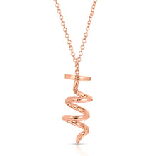 Load image into Gallery viewer, “Clou Spiral” 14-karat gold spiral nail necklace