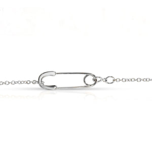 “Petit Épingle” 14-karat gold safety pin bracelet