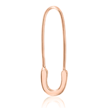 Load image into Gallery viewer, “Épingle” 14-karat gold safety pin earring