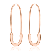 Load image into Gallery viewer, “Épingle” 14-karat gold safety pin earring