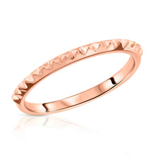 Load image into Gallery viewer, “La pointe” 14-karat gold half eternity ring with spikes