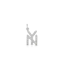 Load image into Gallery viewer, “L’empire” 14-karat gold New York charm with diamonds