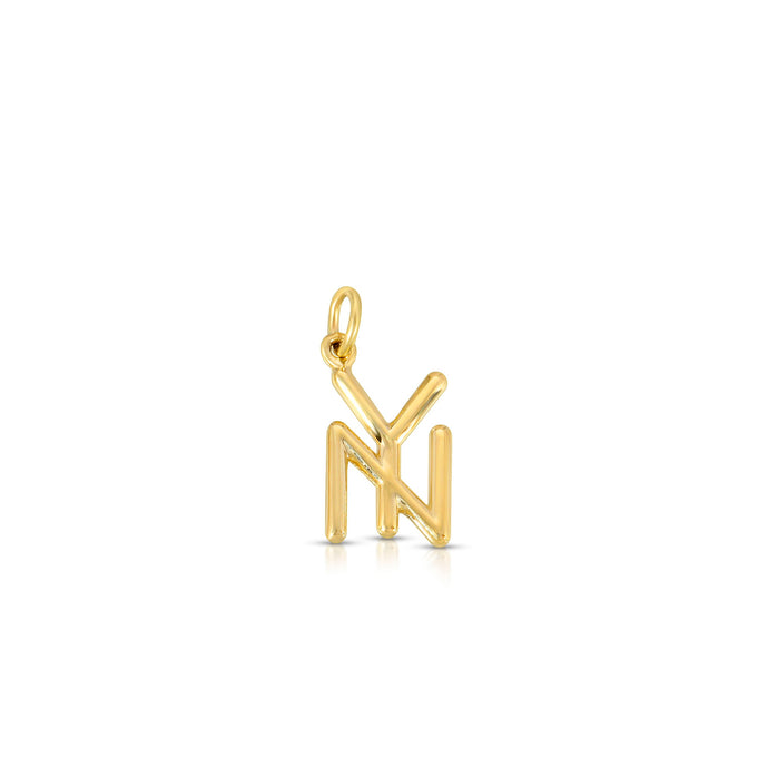“L’empire” 14-karat gold New York charm