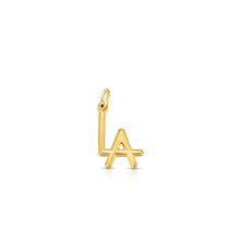 Load image into Gallery viewer, “Les Anges” 14-karat gold Los Angeles charm